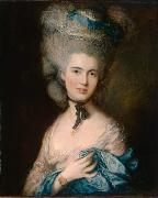 Thomas Gainsborough Woman in Blue (mk08) oil painting reproduction
